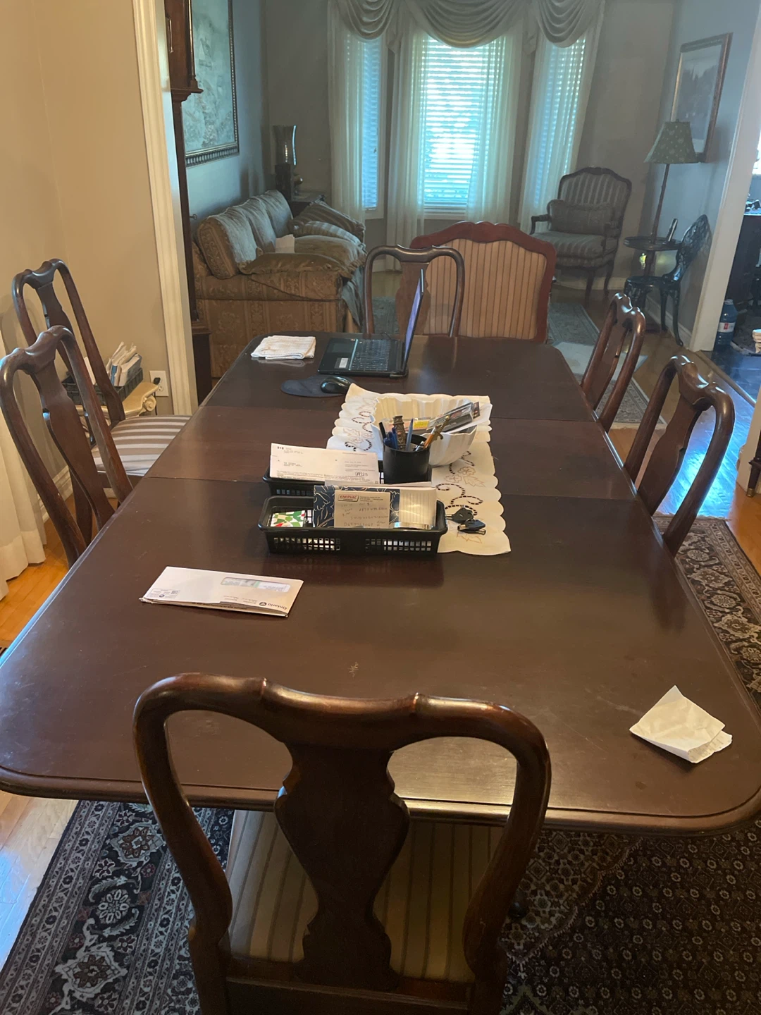 Wooden Dining Table with 6 Chairs - photo 3