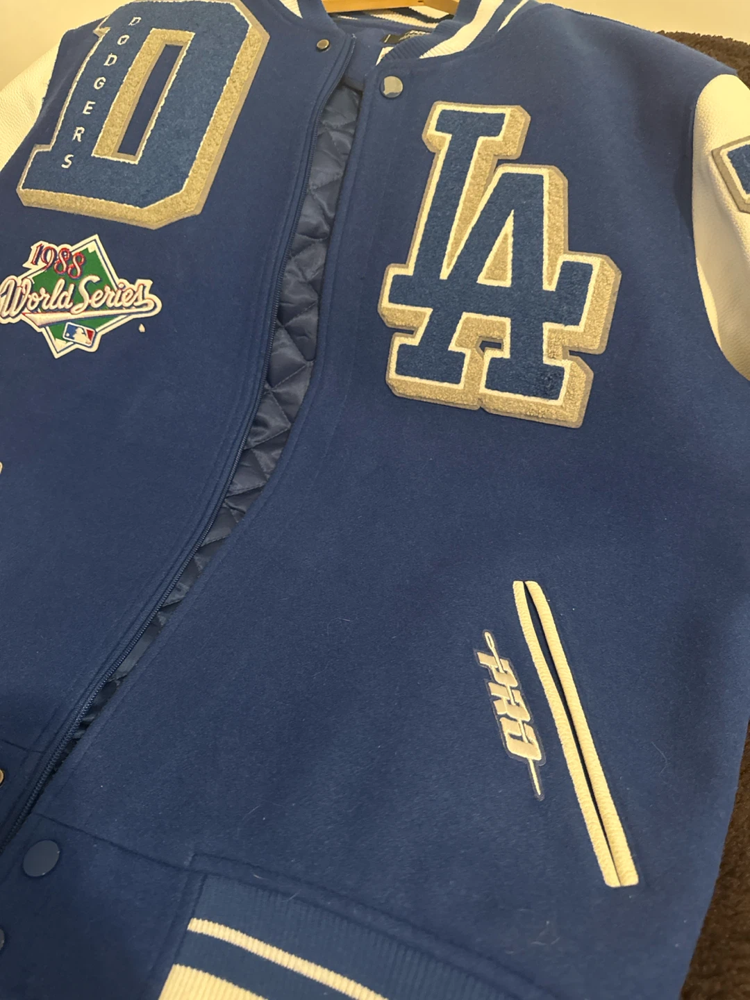 Pro Standard Dodgers 1988 World Series Varsity Jacket XL - photo 3