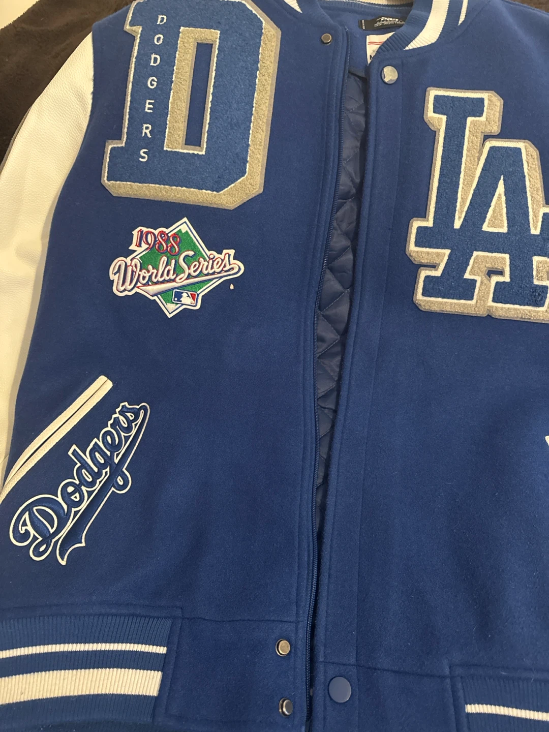 Pro Standard Dodgers 1988 World Series Varsity Jacket XL - photo 4