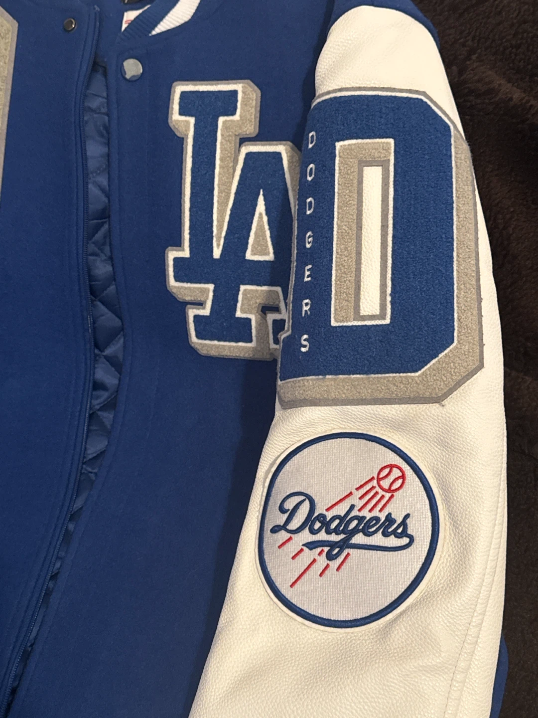 Pro Standard Dodgers 1988 World Series Varsity Jacket XL - photo 5