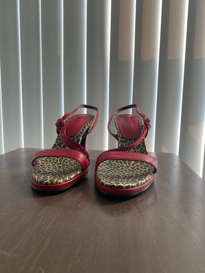 Préfé by Préfé Red Leopard Print Heels - photo 5