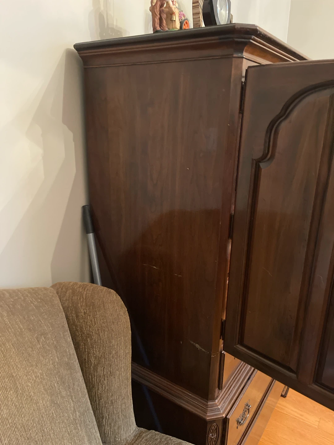Wooden Armoire with Drawers - photo 3