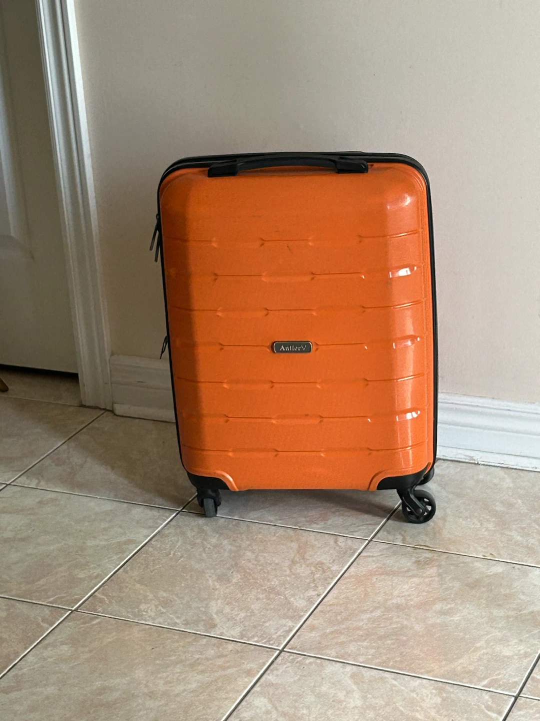 Antler Orange Hardside Carry-On Suitcase