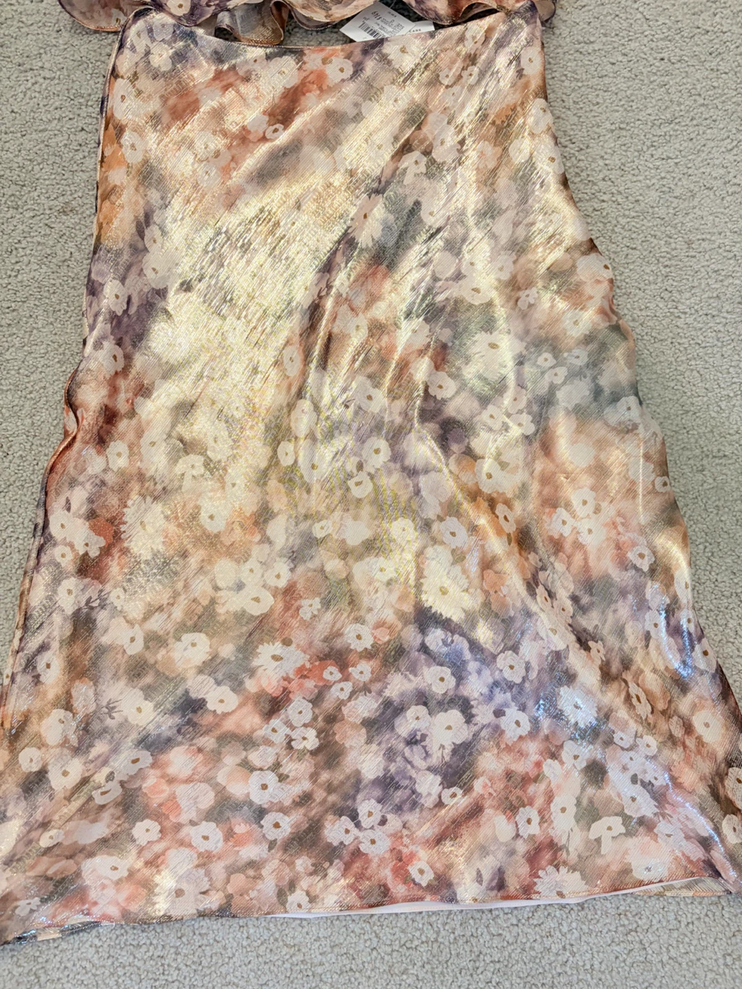 Club Monaco Sunset Floral Tryc Top & Skirt Set Size 0 - photo 2