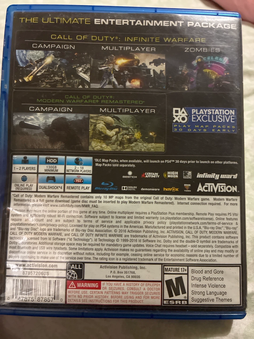 Call of Duty: Infinite Warfare Legacy Edition PS4 Game - photo 3
