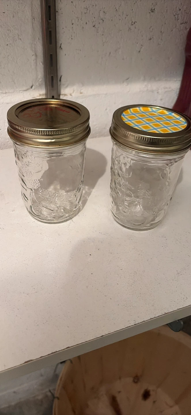 Mason jars small for jam