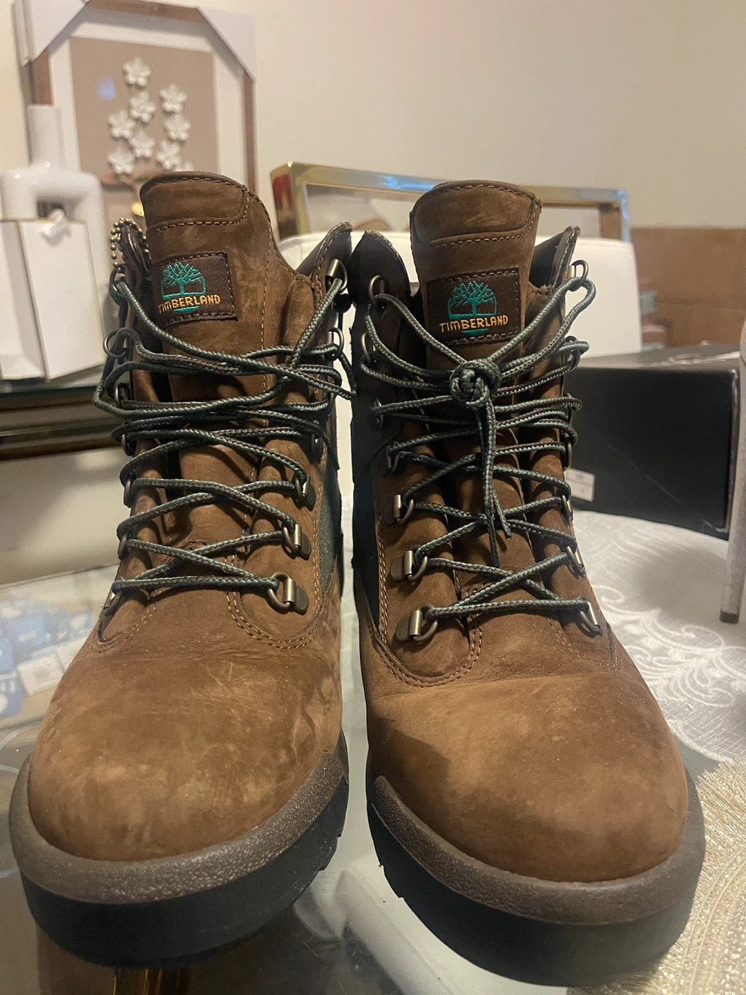 Timberland Brown Lace-Up Hiking Boots