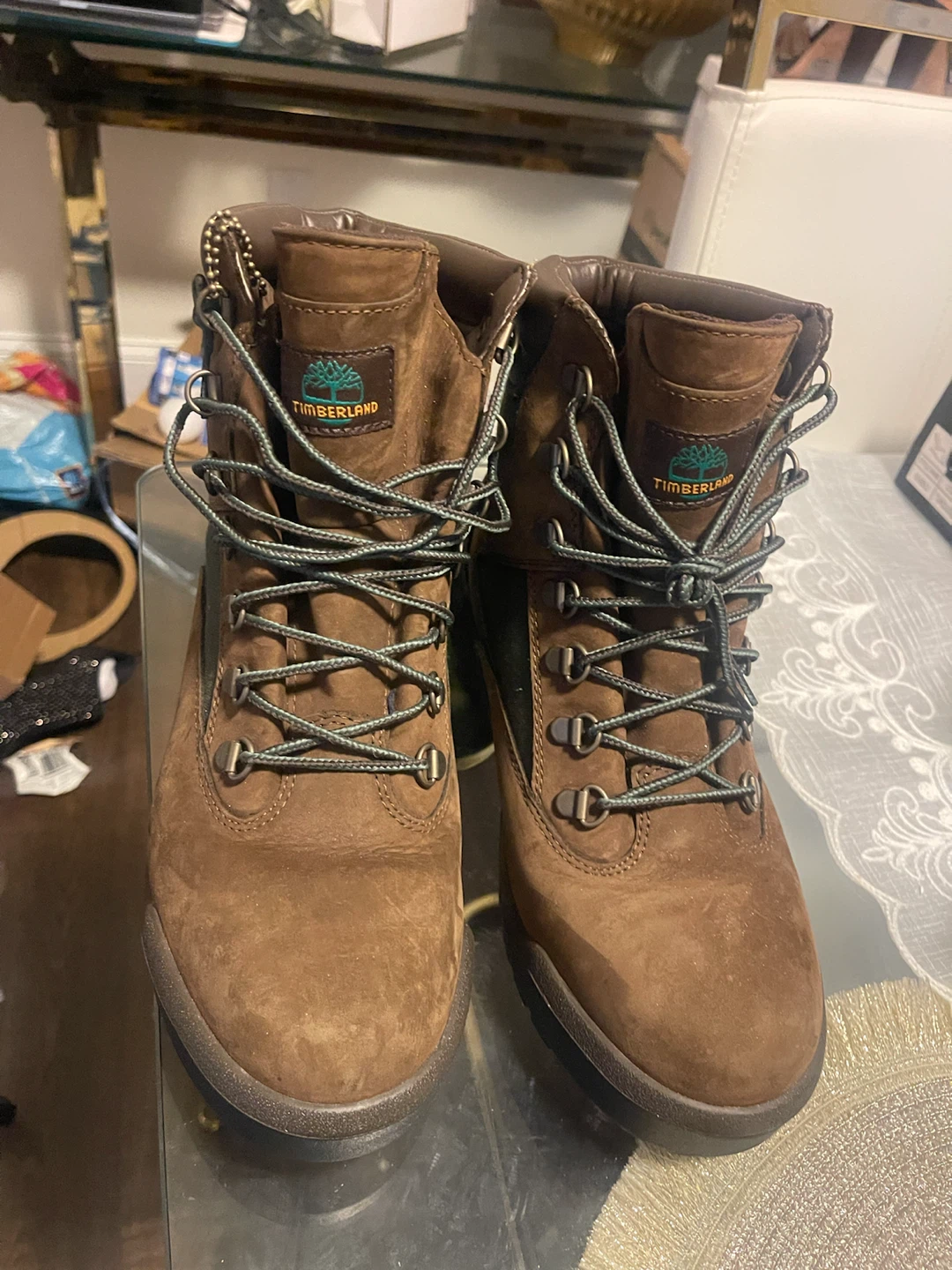 Timberland Brown Lace-Up Hiking Boots - photo 5