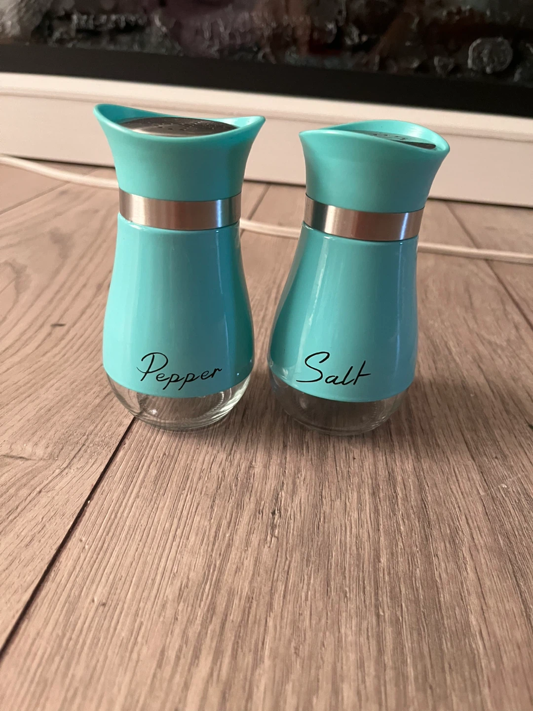 Teal Salt and Pepper Shakers - photo 2
