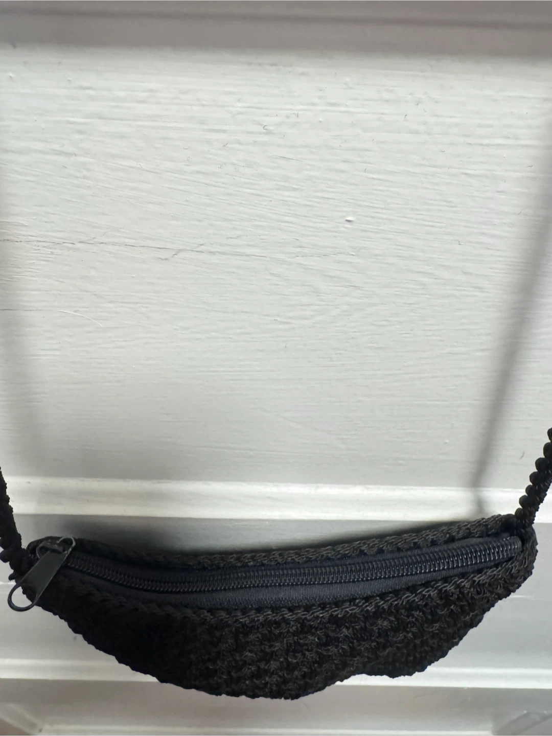 Black Crochet Crossbody Bag - photo 2