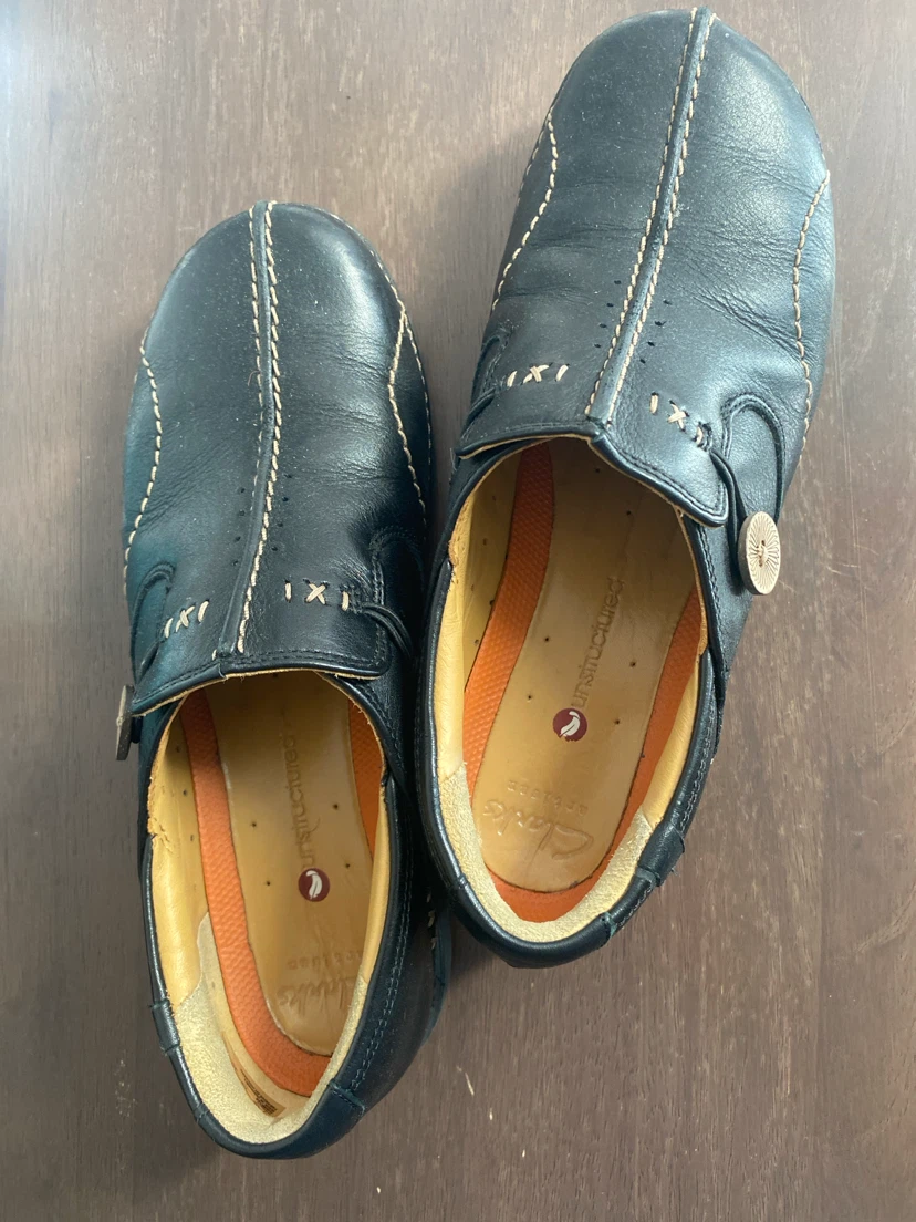 Clarks Artisan Unstructured Black Leather Loafers - photo 5