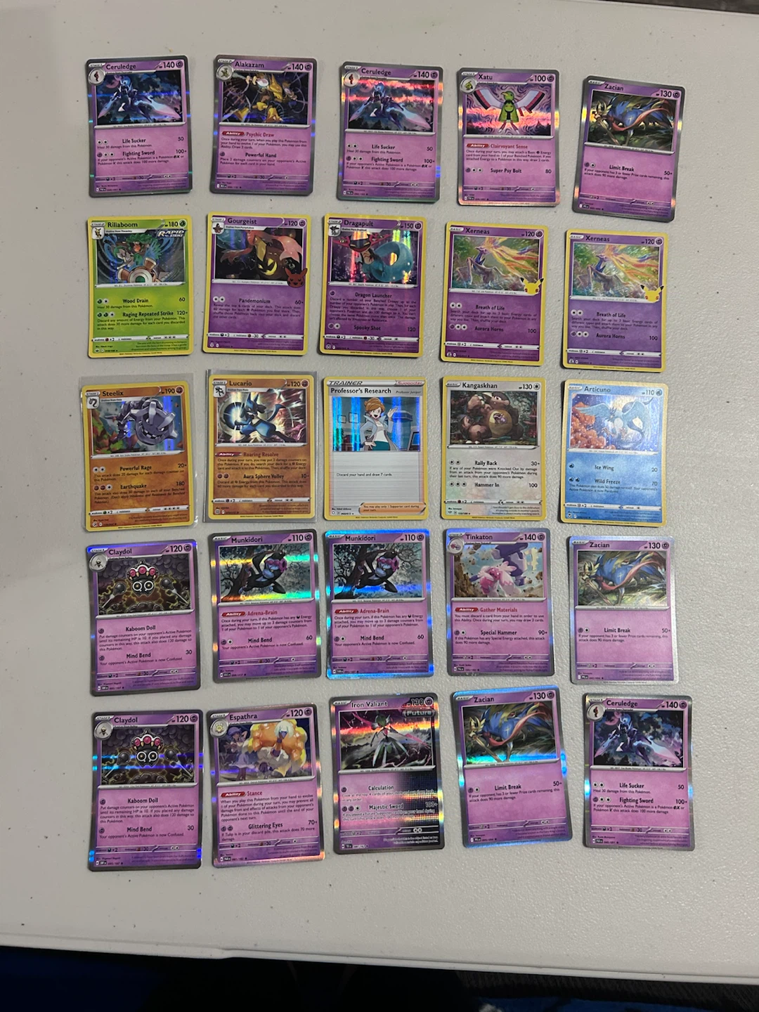 Assorted Pokemon Cards