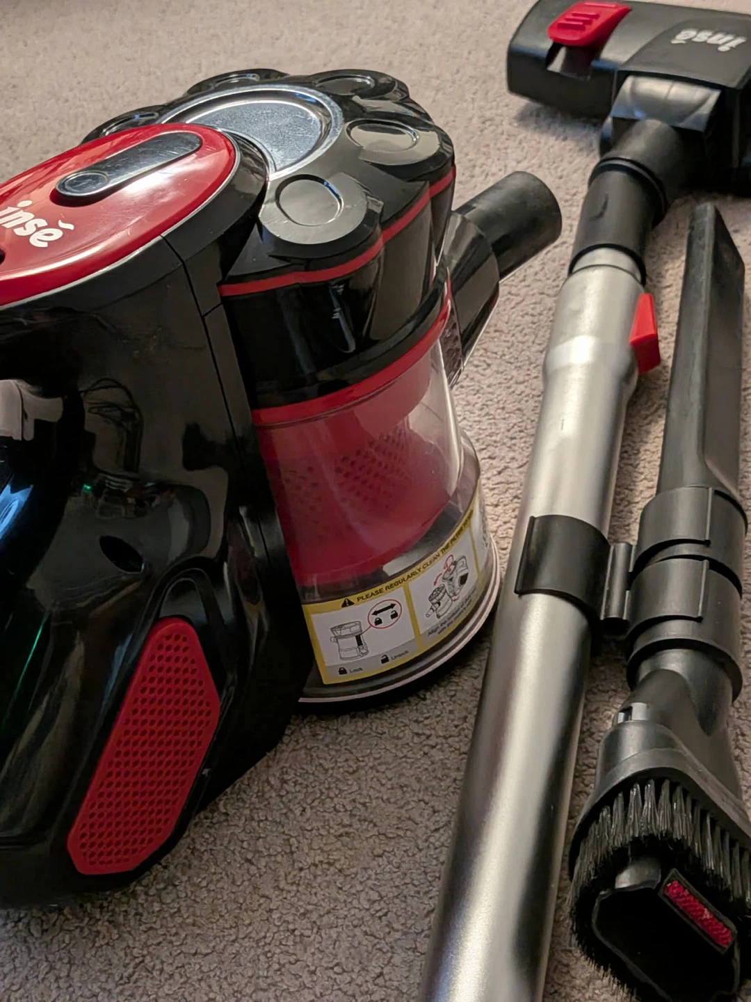 INSE Corded Stick Vacuum Cleaner with Attachments - photo 5
