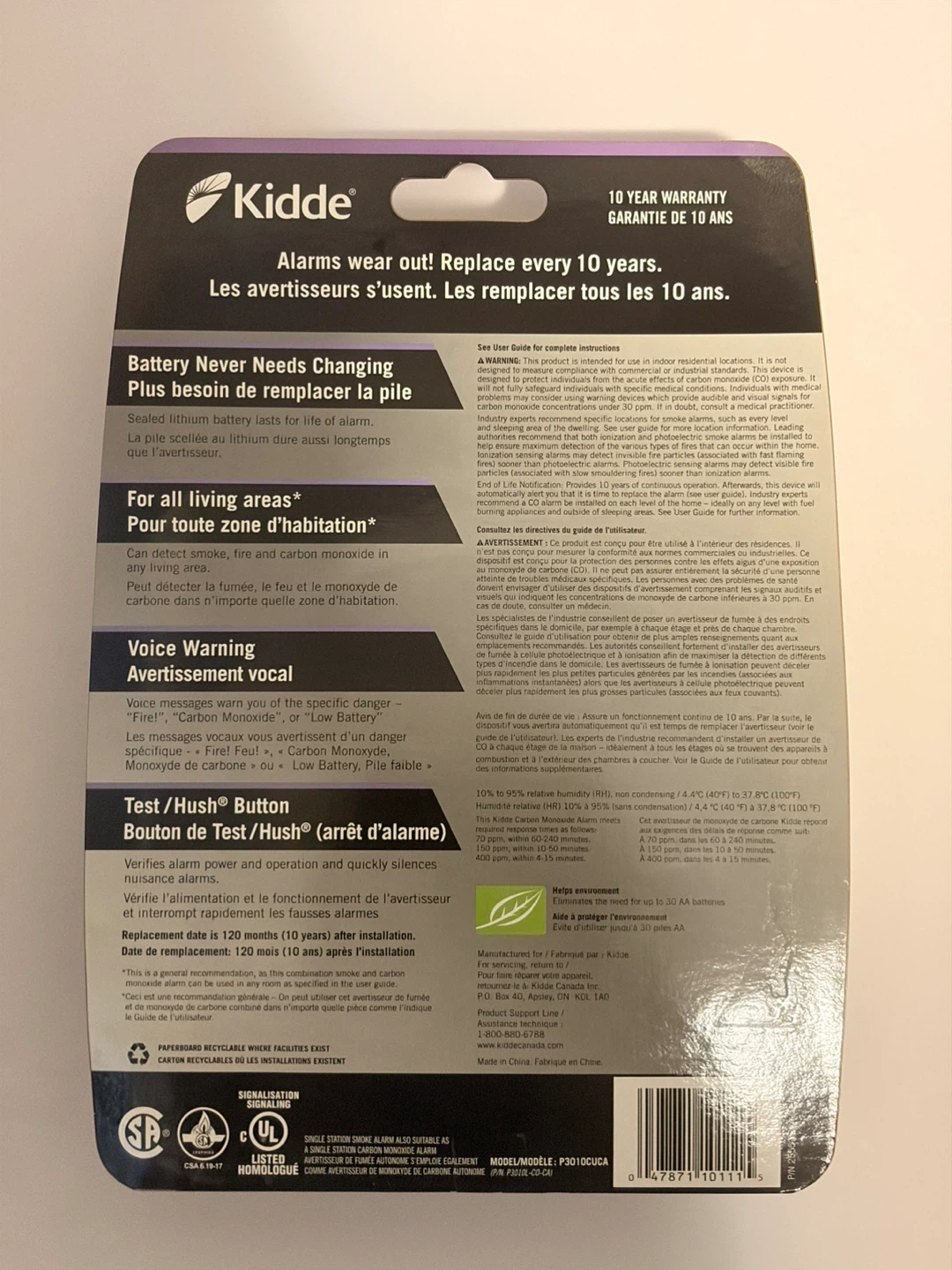 Kidde Talking Smoke & Carbon Monoxide Alarm - photo 2