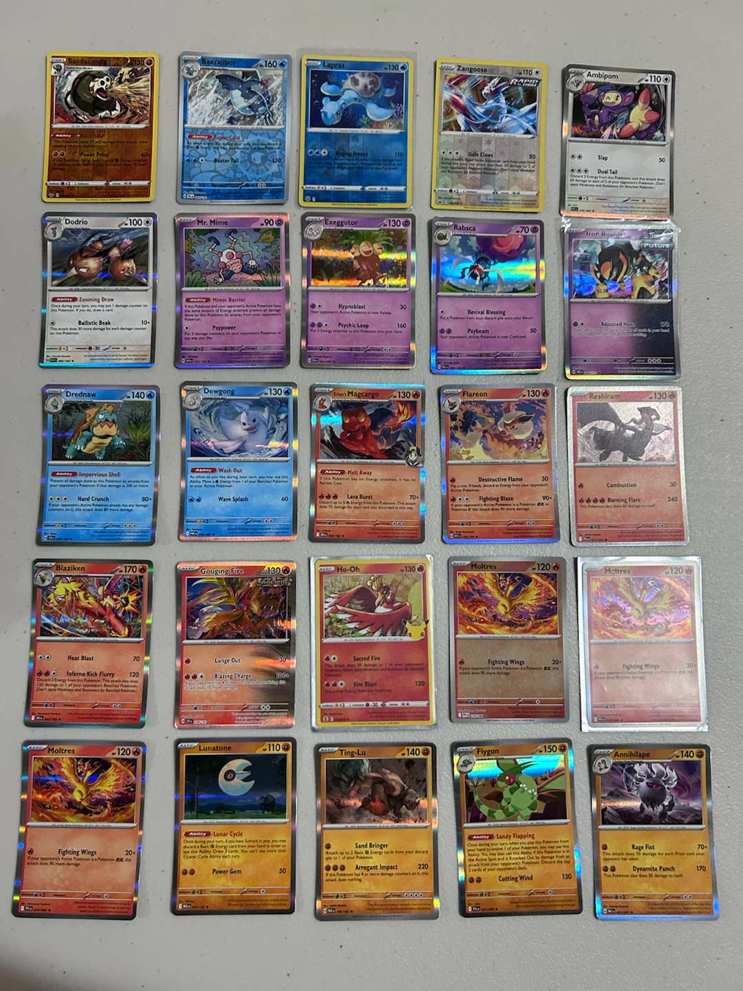 Assorted Pokémon Trading Cards Lot