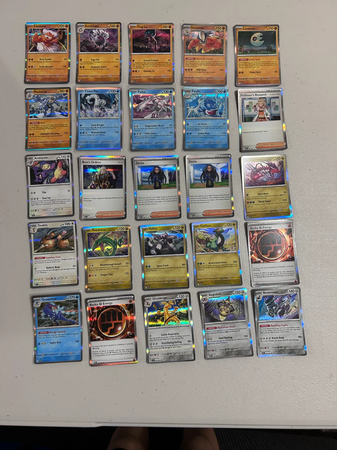 Assorted Pokemon Trading Cards