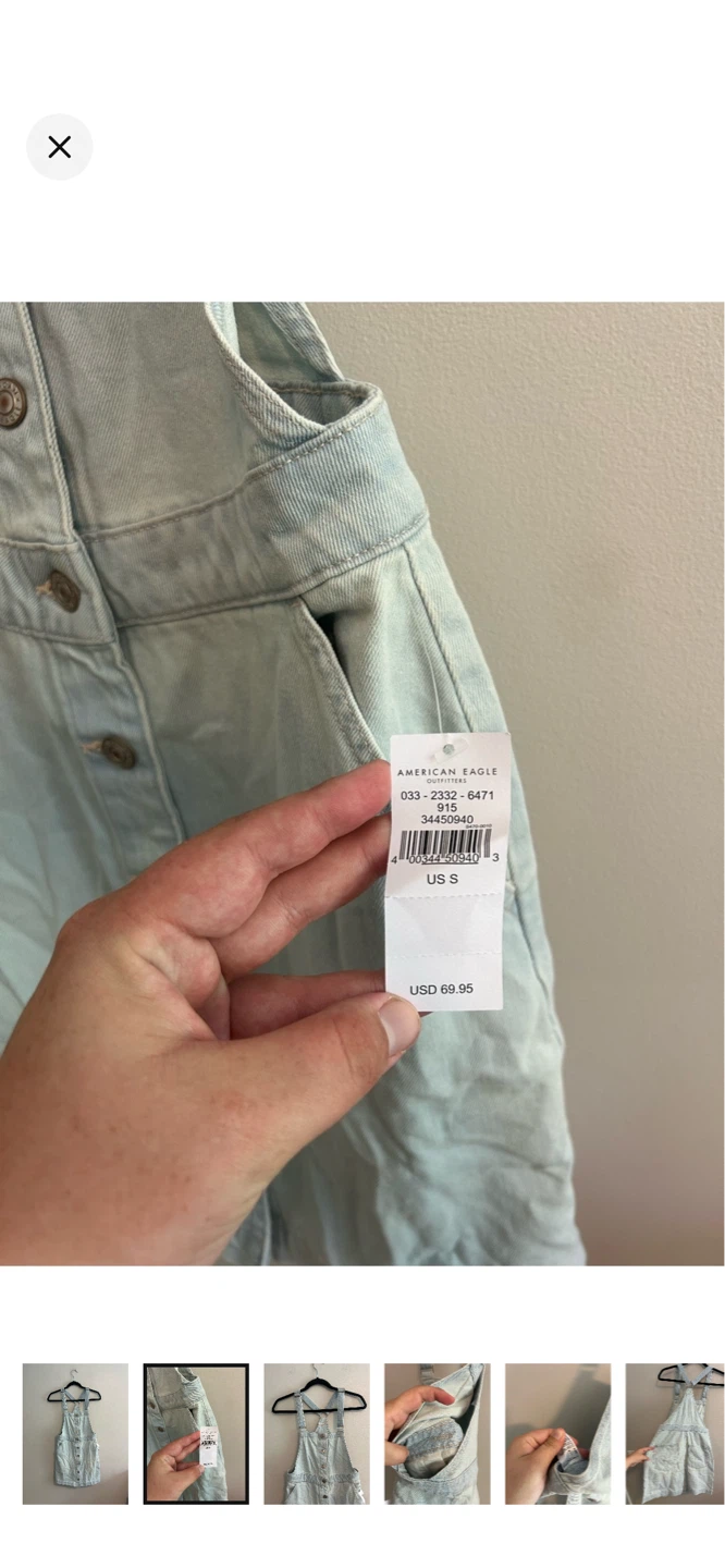 American Eagle Denim Overall Dress - photo 2