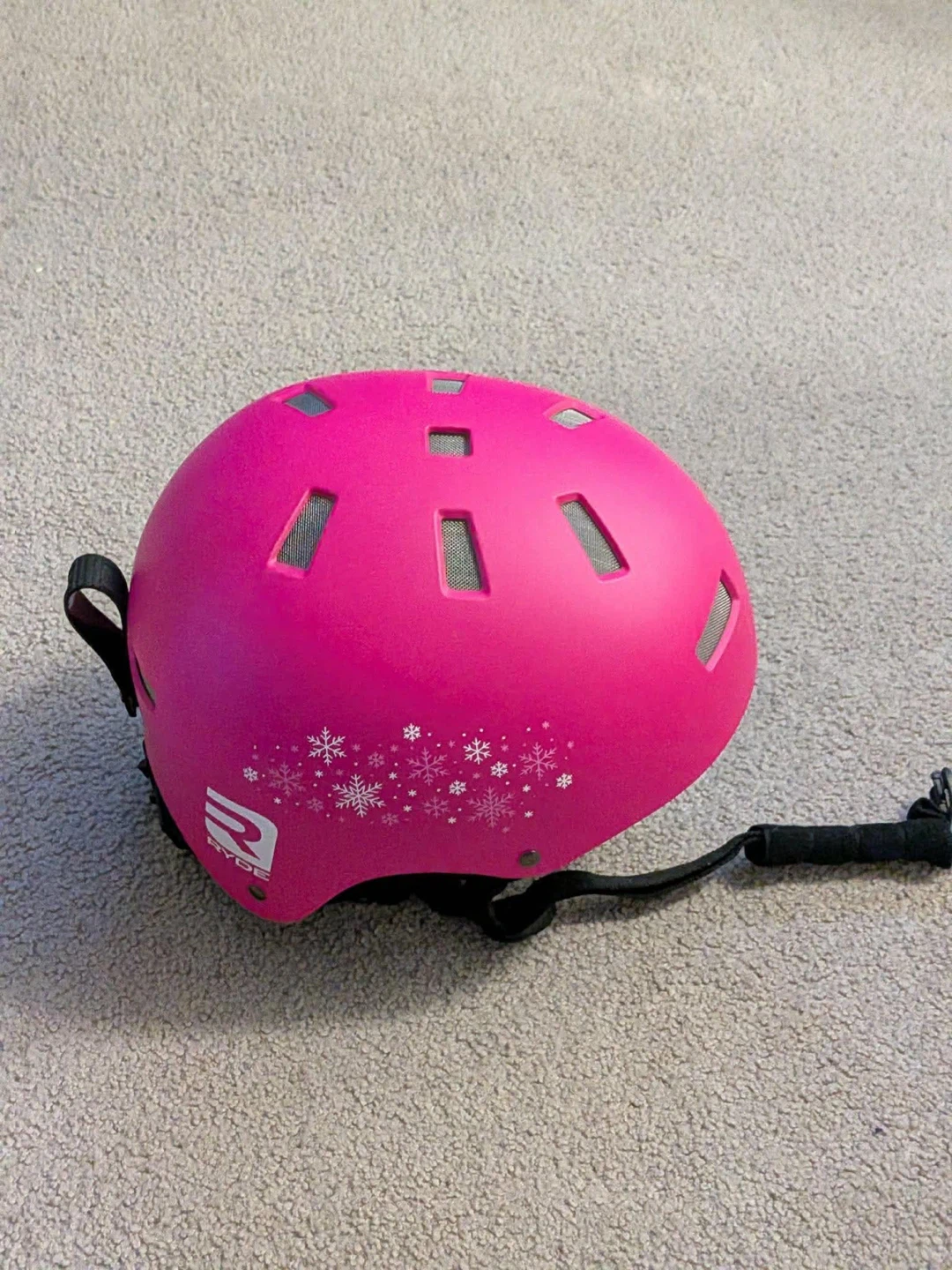 Ryde Pink Snow Helmet