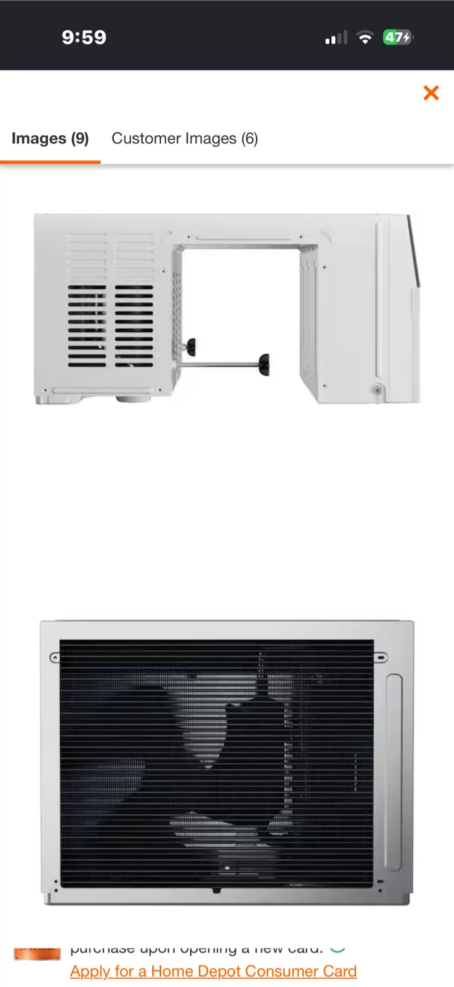 Window Air Conditioner - 8100 BTU - photo 5