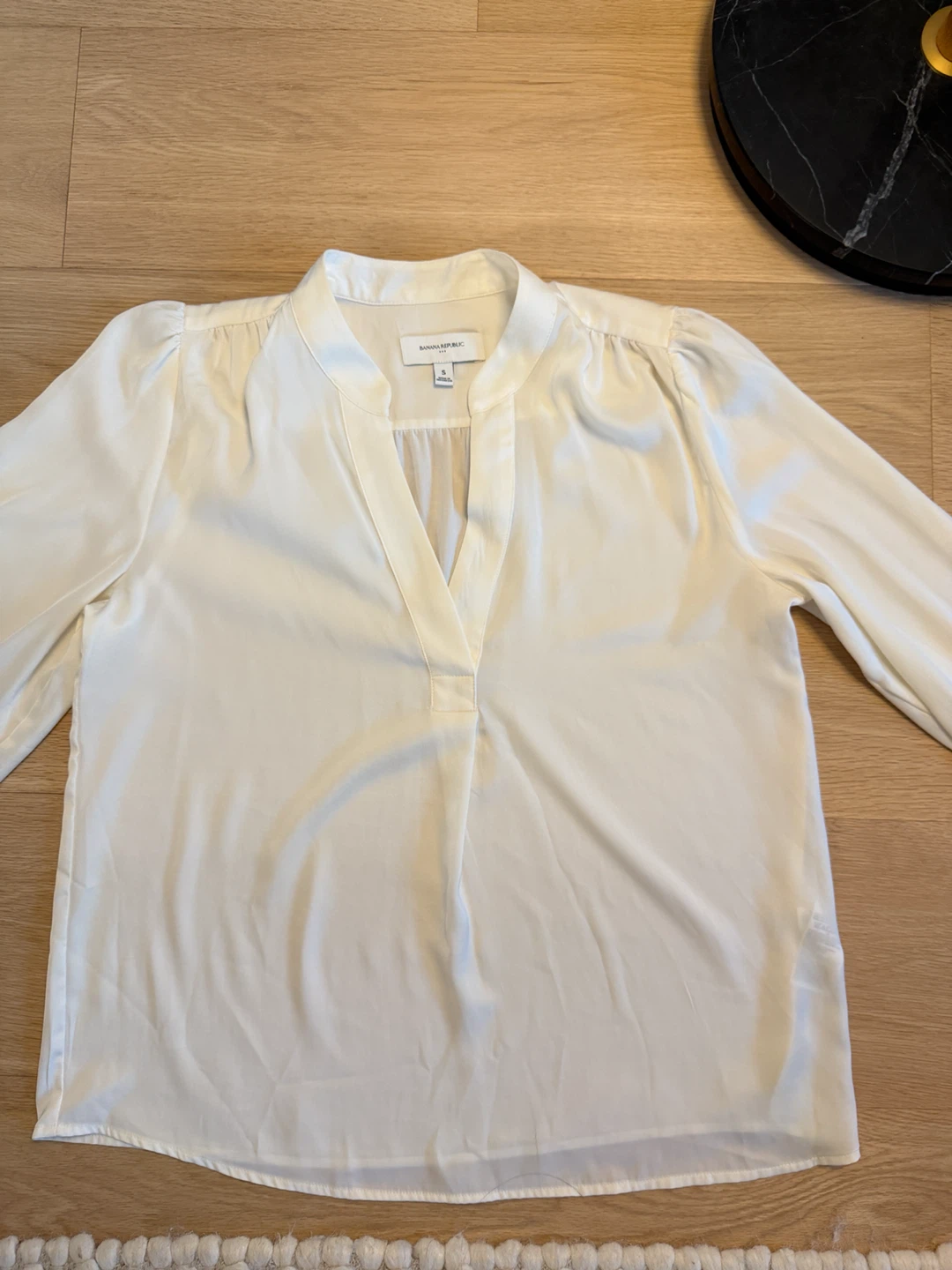 Banana Republic White Blouse Size S - photo 3