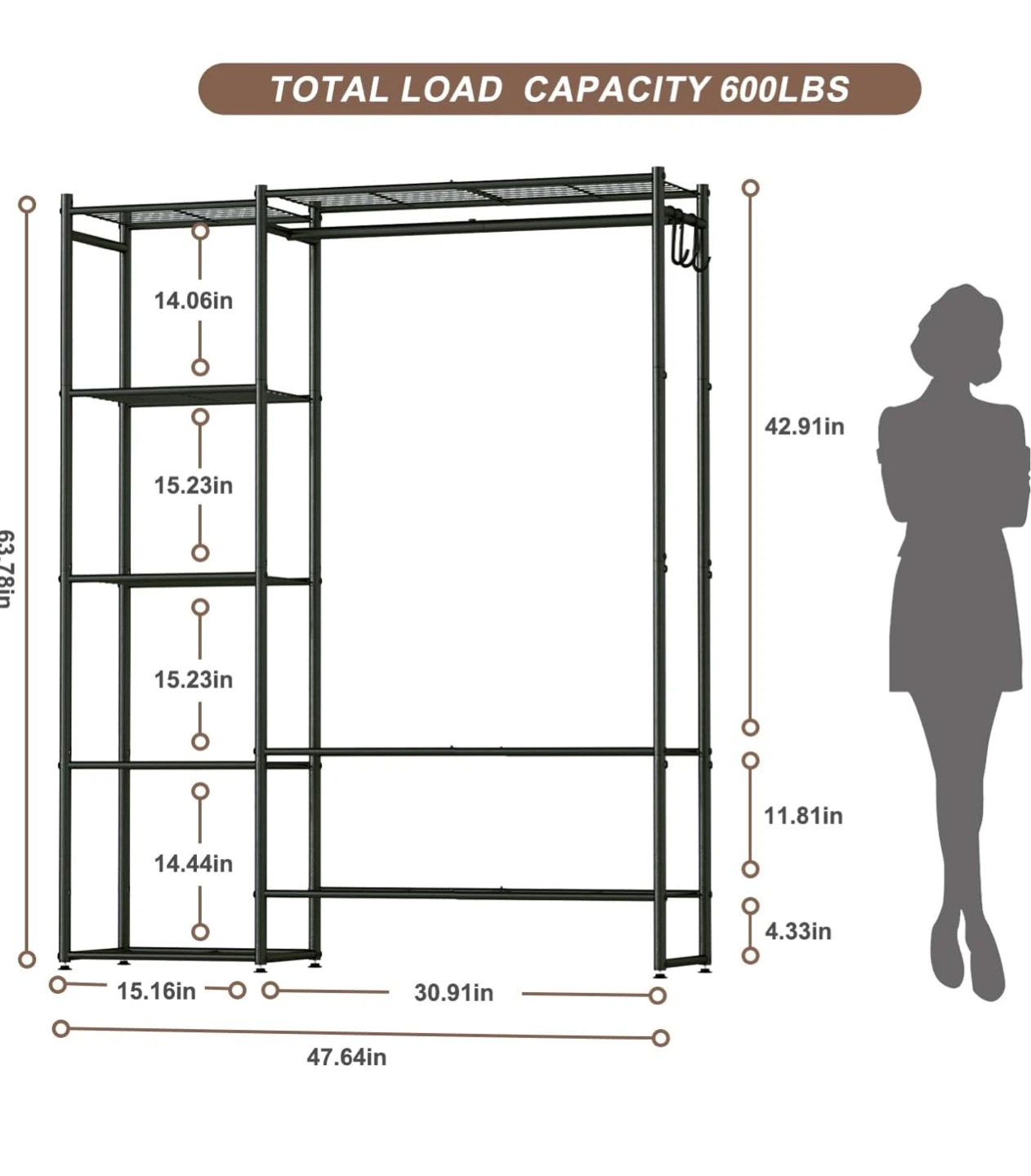 Clothes Rack Garment Organizer - photo 2