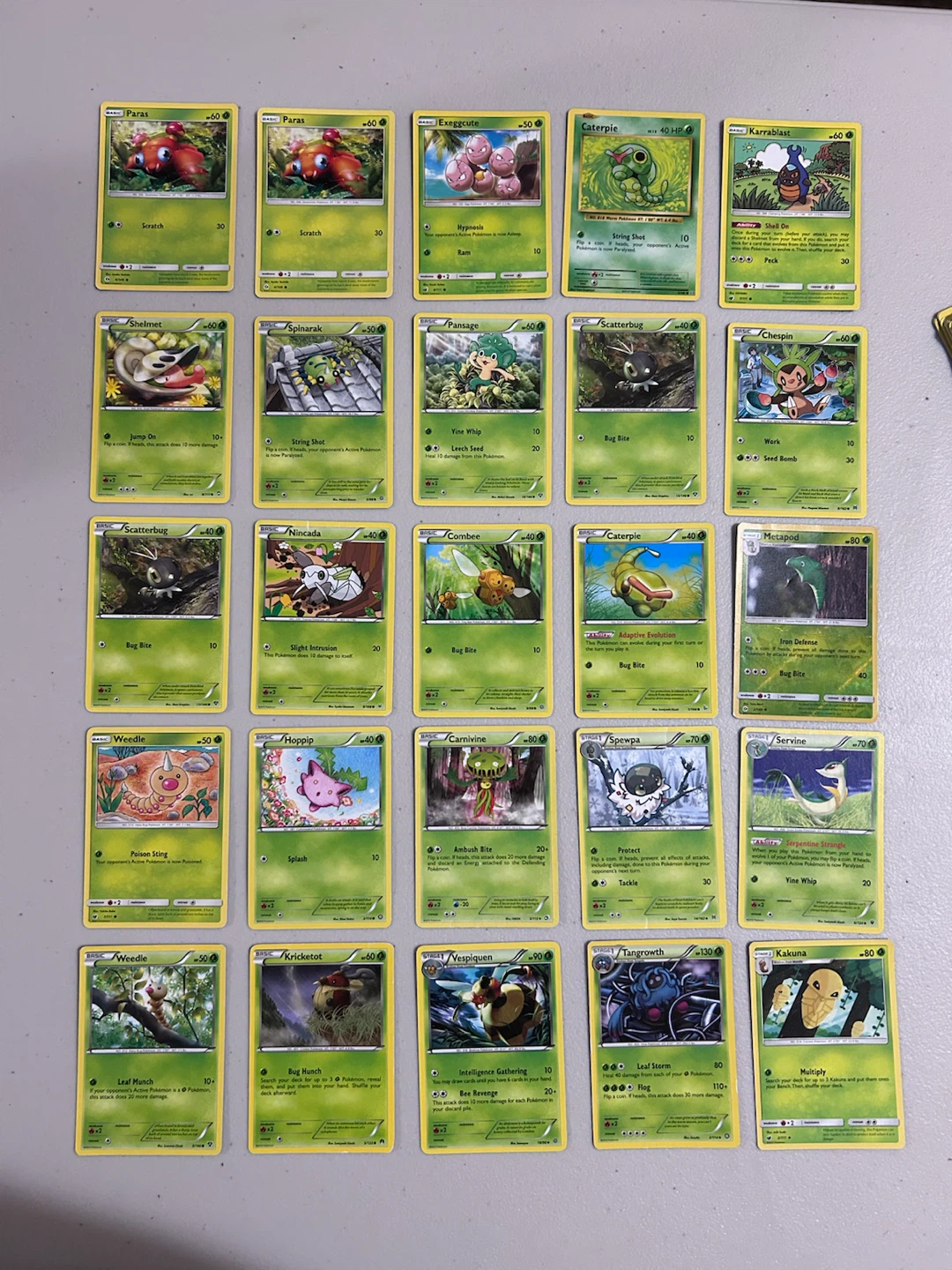 Assorted Pokémon Cards