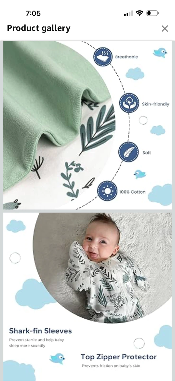 ZIGJOY Baby Sleep Sack - Size M - photo 2