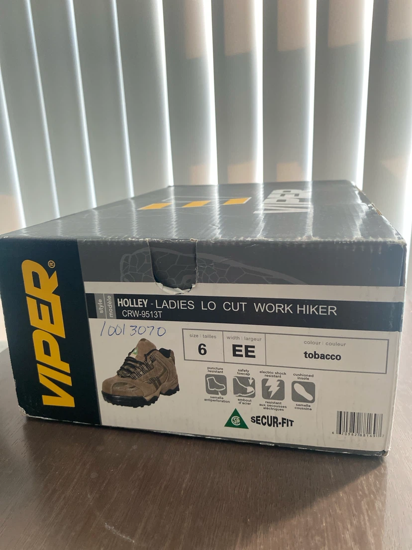 Viper Ladies Holley Work Hiker Boots Size 6 EE Tobacco - photo 4