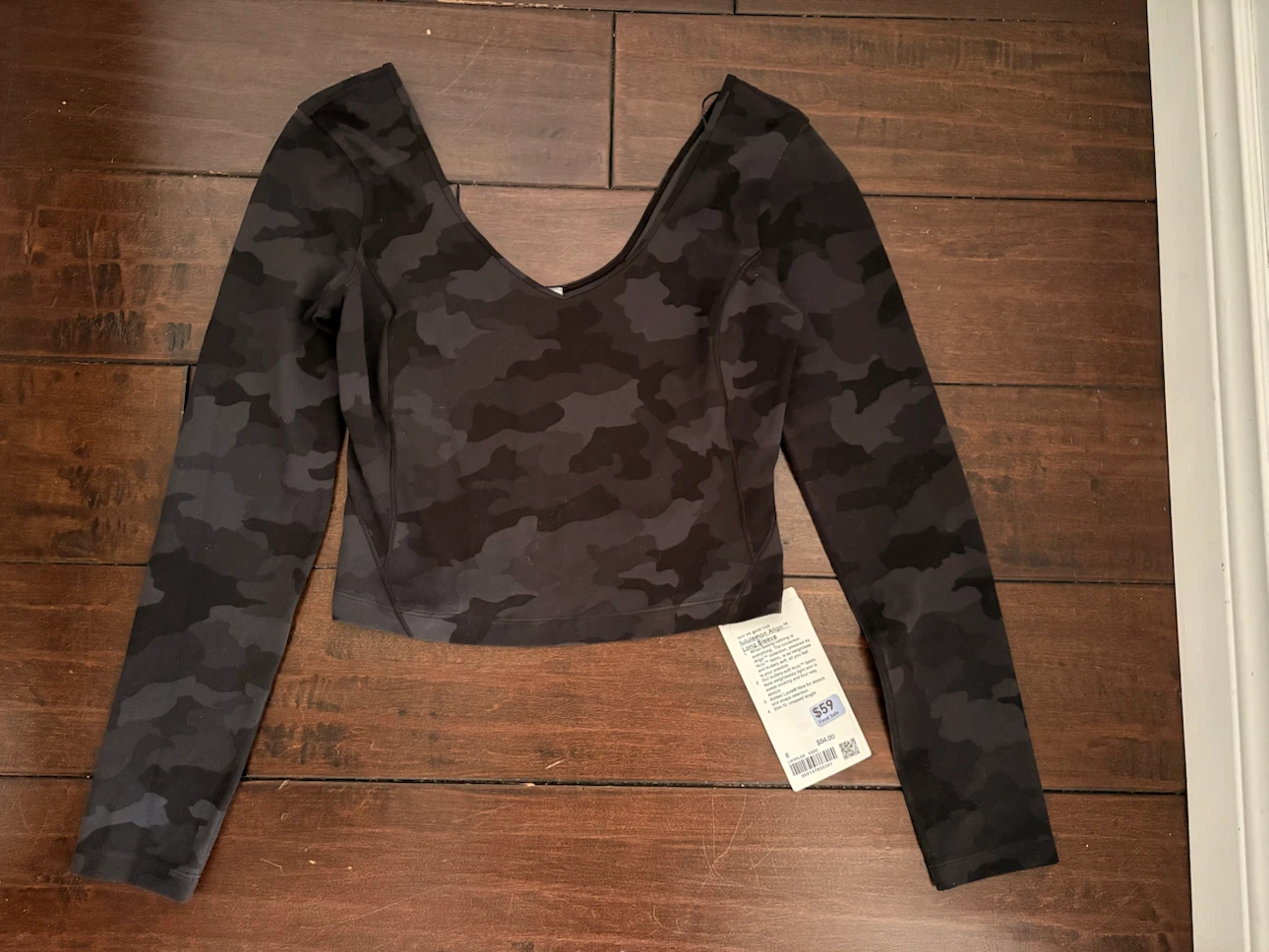 Lululemon Align™ Long Sleeve Camo Top Size 6