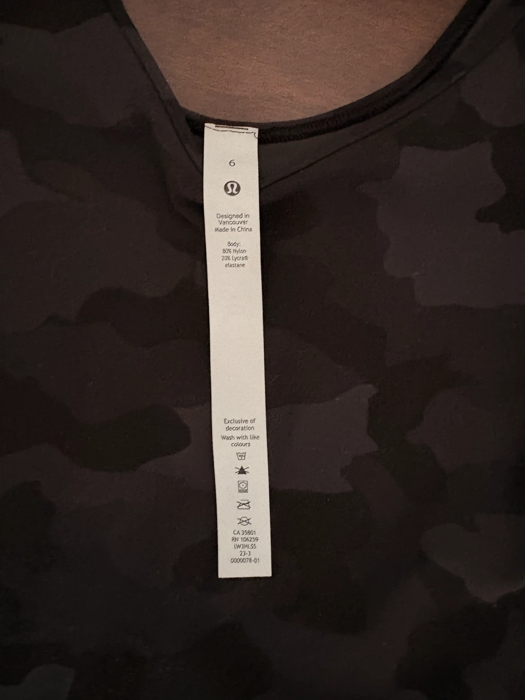 Lululemon Align™ Long Sleeve Camo Top Size 6 - photo 3