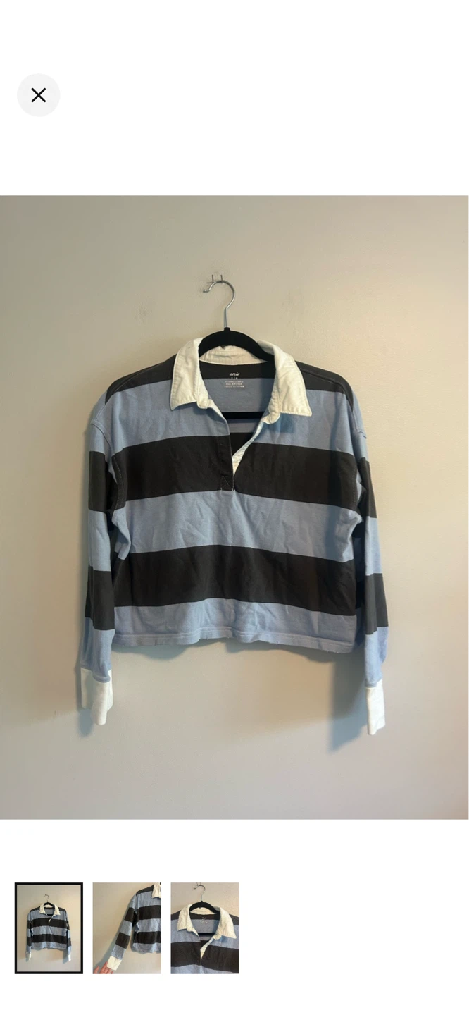 Aerie Striped Rugby Shirt