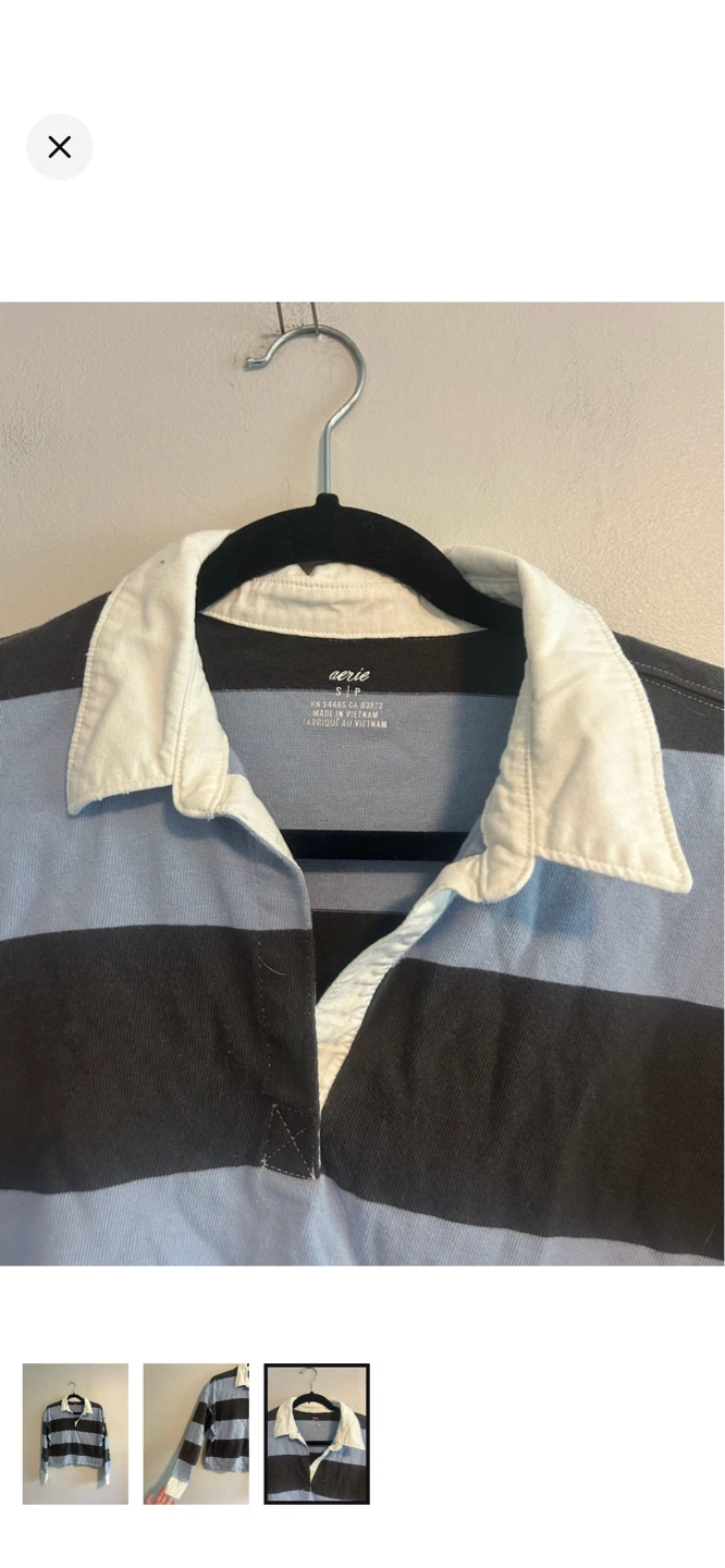 Aerie Striped Rugby Shirt - photo 3