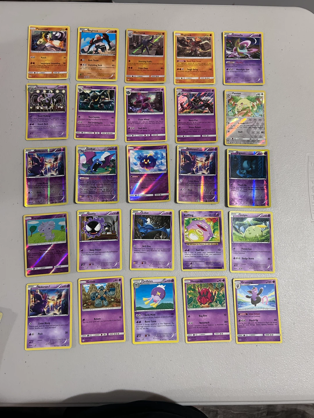 Assorted Pokemon Trading Cards