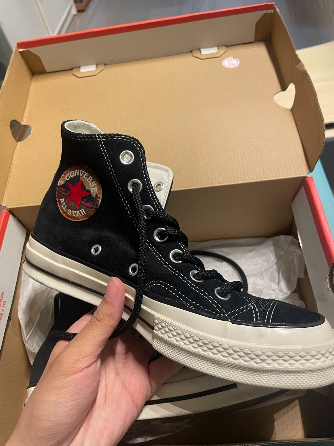 Converse Chuck 70 Hi Black/Black-Grey Shoes - photo 3