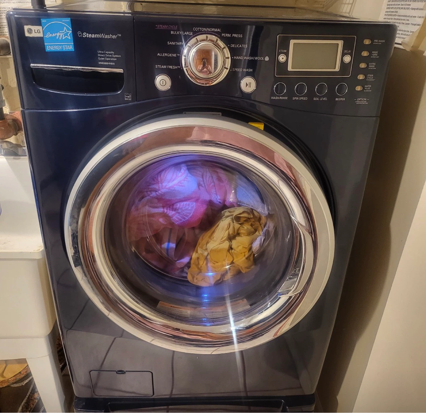 LG SteamWasher Front Load Washing Machine