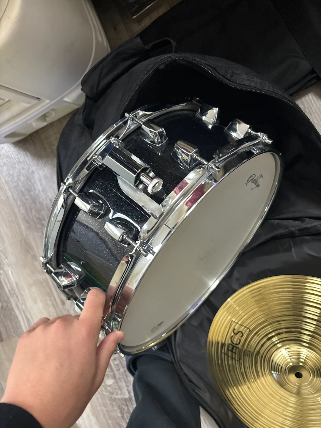 LP Tito Puente Timbales & Meinl HCS Cymbal Set