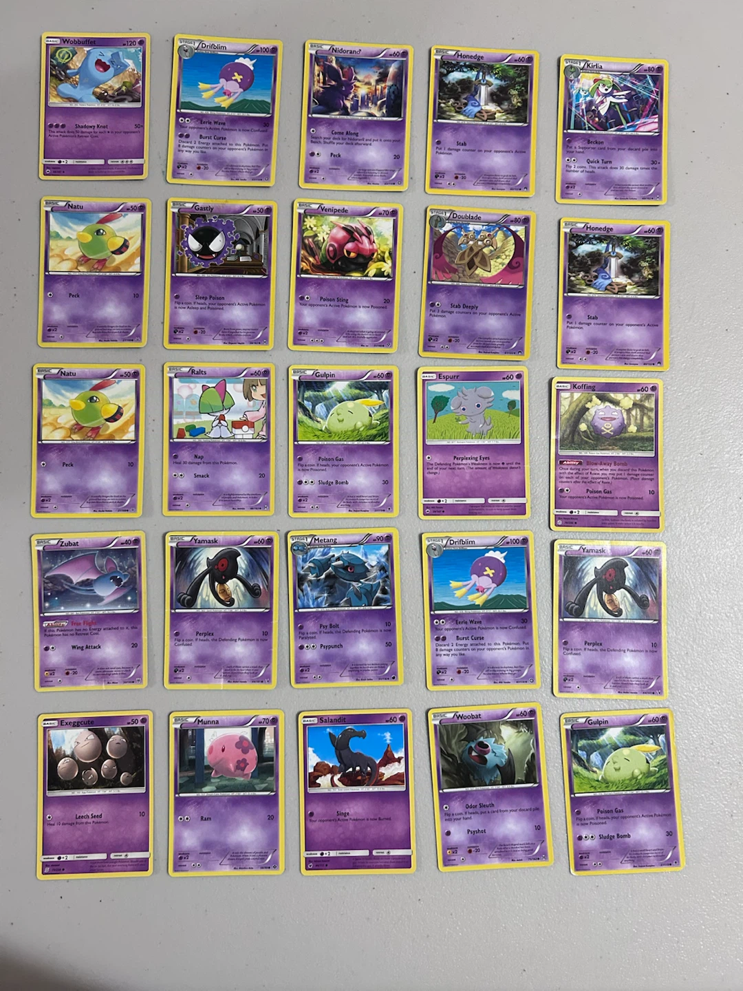 Assorted Pokémon Trading Cards