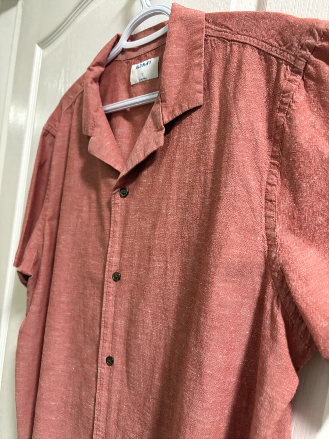 Old Navy Men's Short Sleeve Button-Up Shirt Size L - photo 2