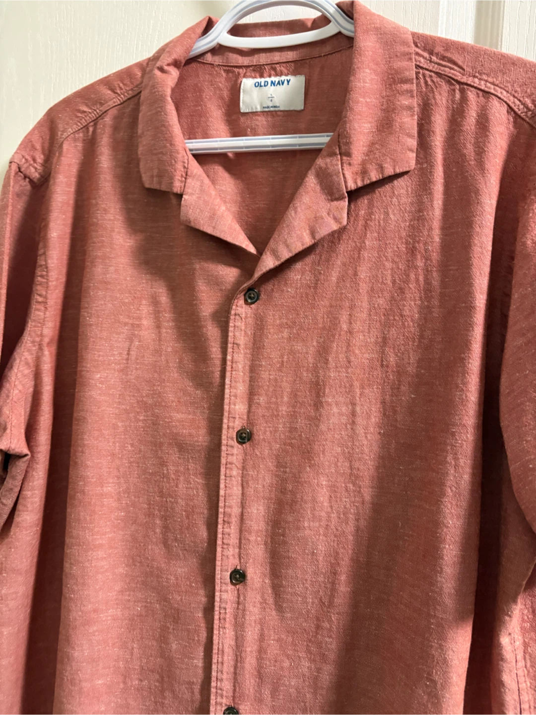 Old Navy Men's Short Sleeve Button-Up Shirt Size L - photo 4