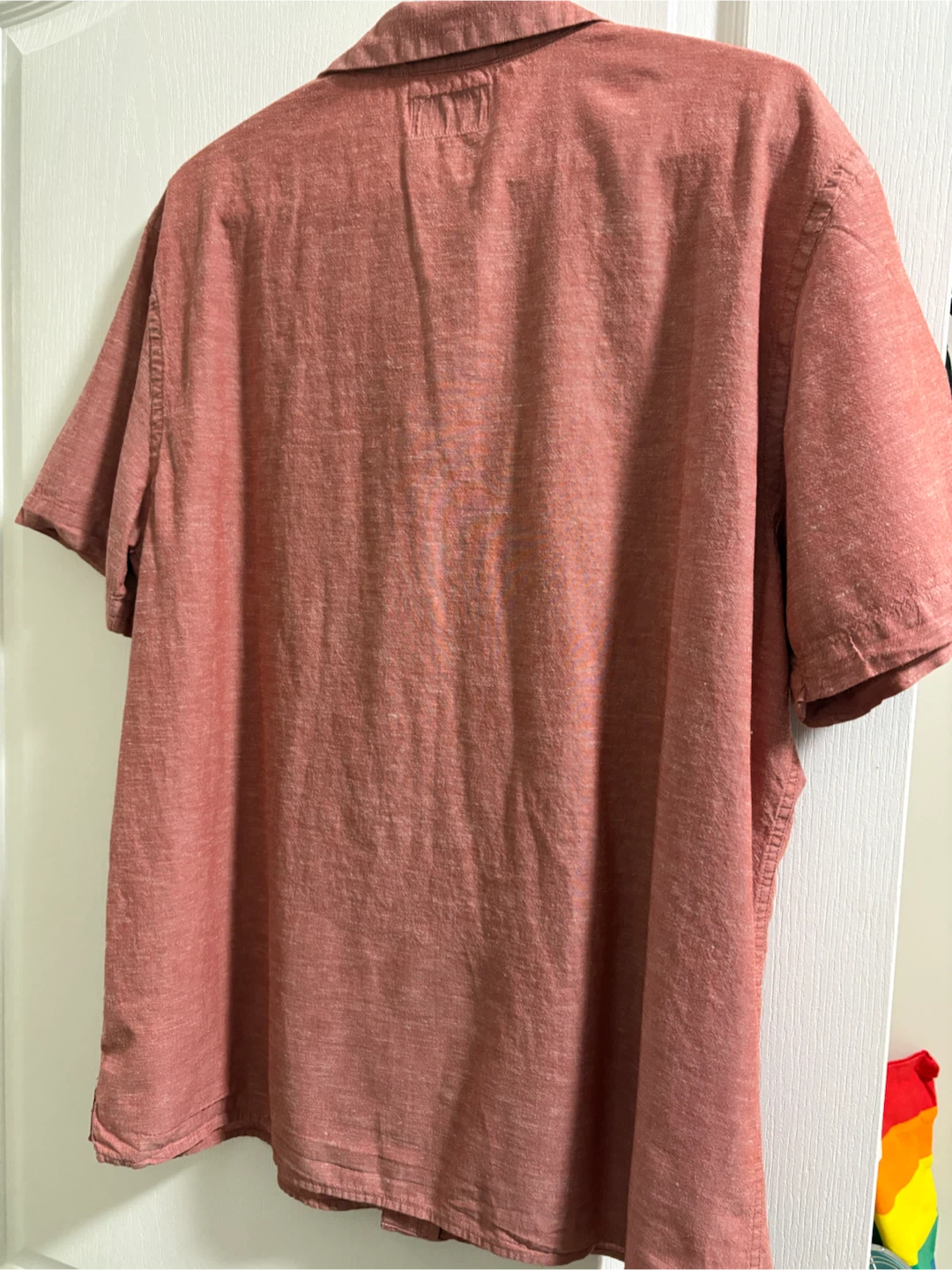 Old Navy Men's Short Sleeve Button-Up Shirt Size L - photo 5