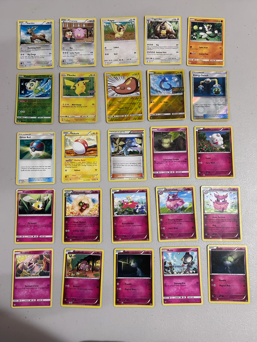 Assorted Pokémon Cards