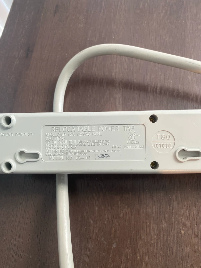 Reloca Table Power Tap Surge Protector - photo 2