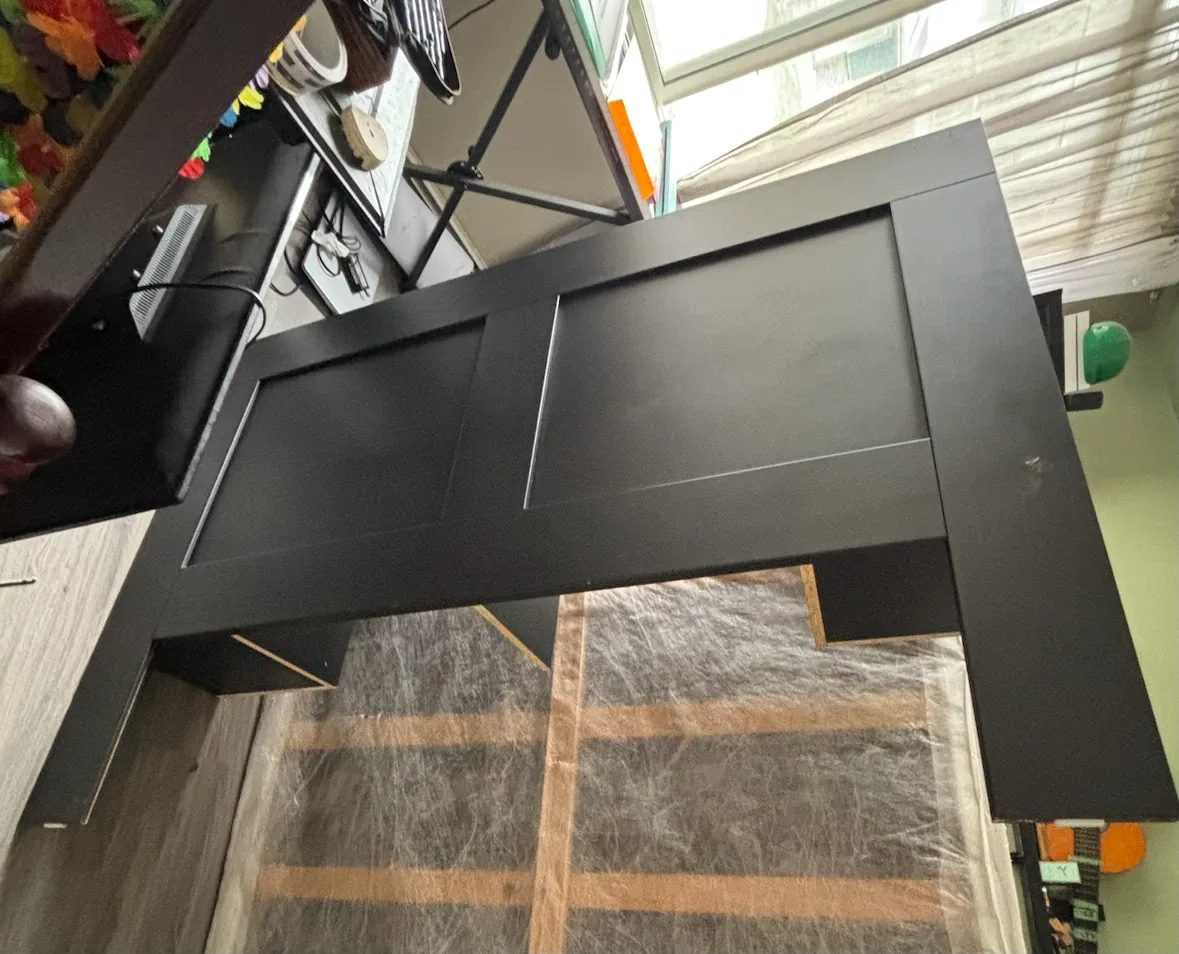 PENDING-Used IKEA queen sized headboard with storage