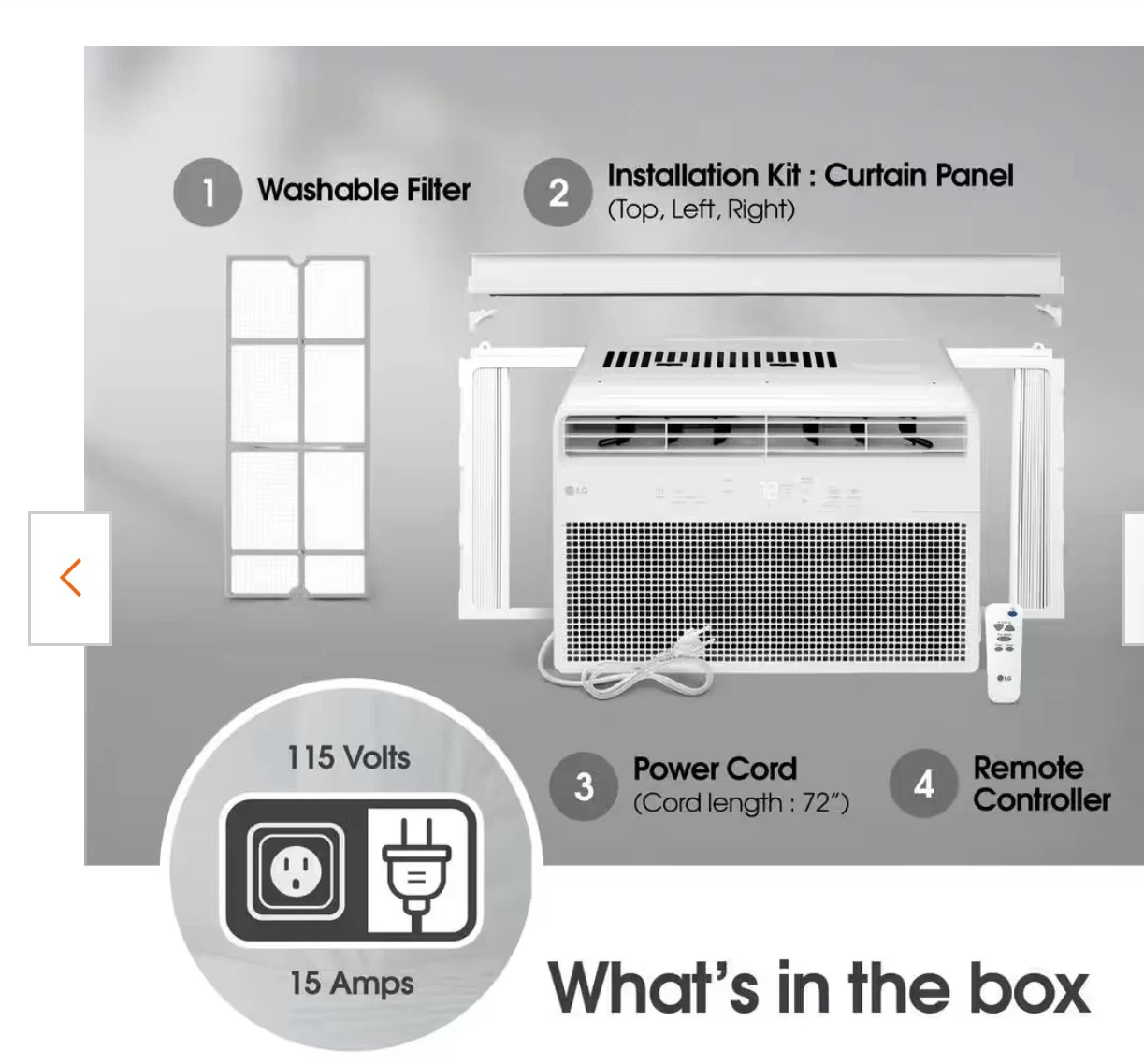 LG Window Air Conditioner 8000btu - photo 2