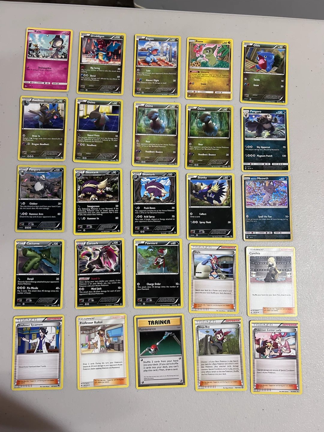Pokemon Cards - Various Pokemon and Trainer Cards