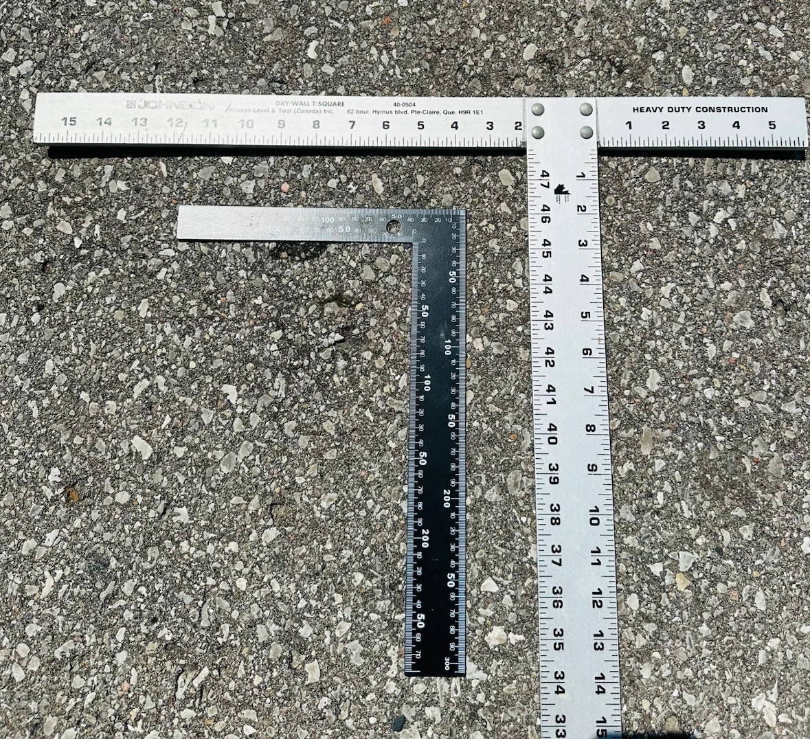 Johnson Heavy Duty Construction T-Square