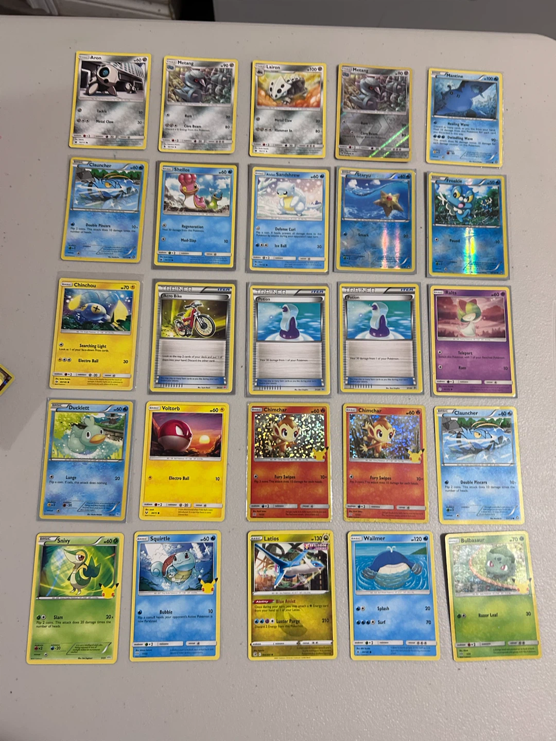 Assorted Pokemon Cards