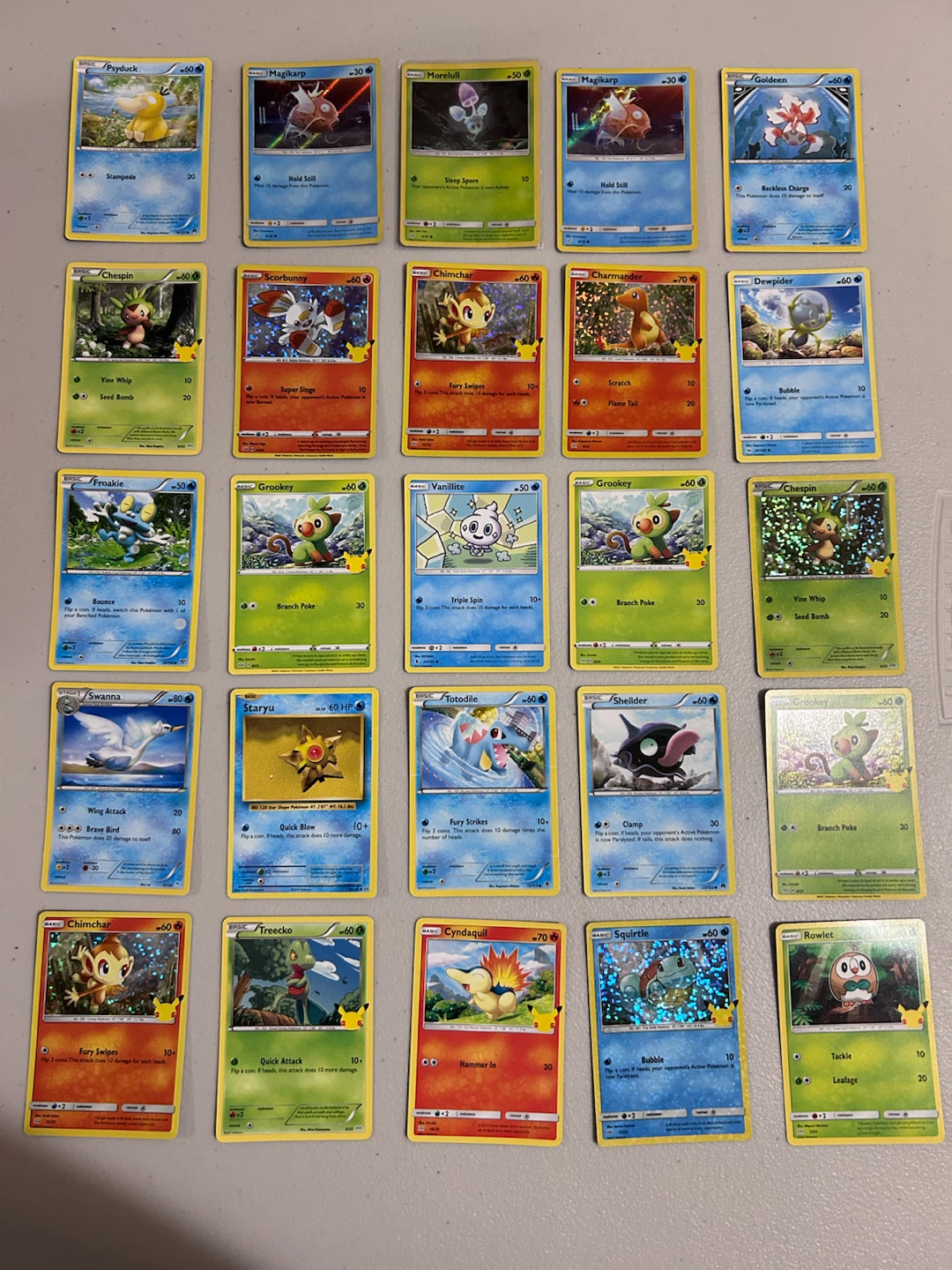 Pokemon Trading Cards - Assorted