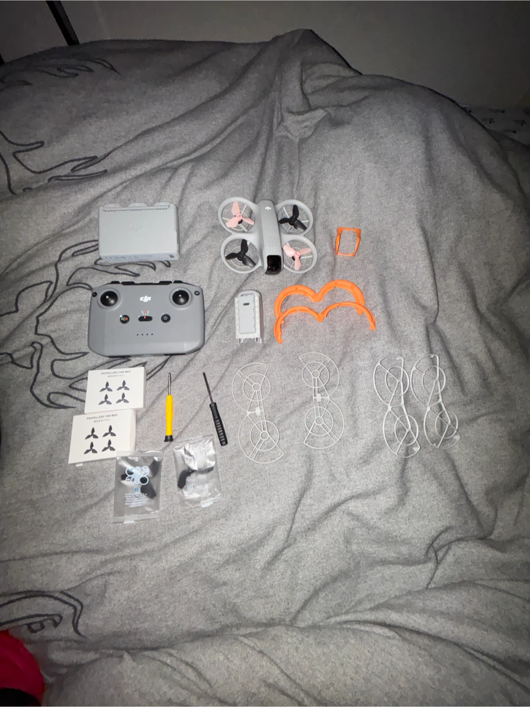 DJI Neo Drone with Controller and Accessories