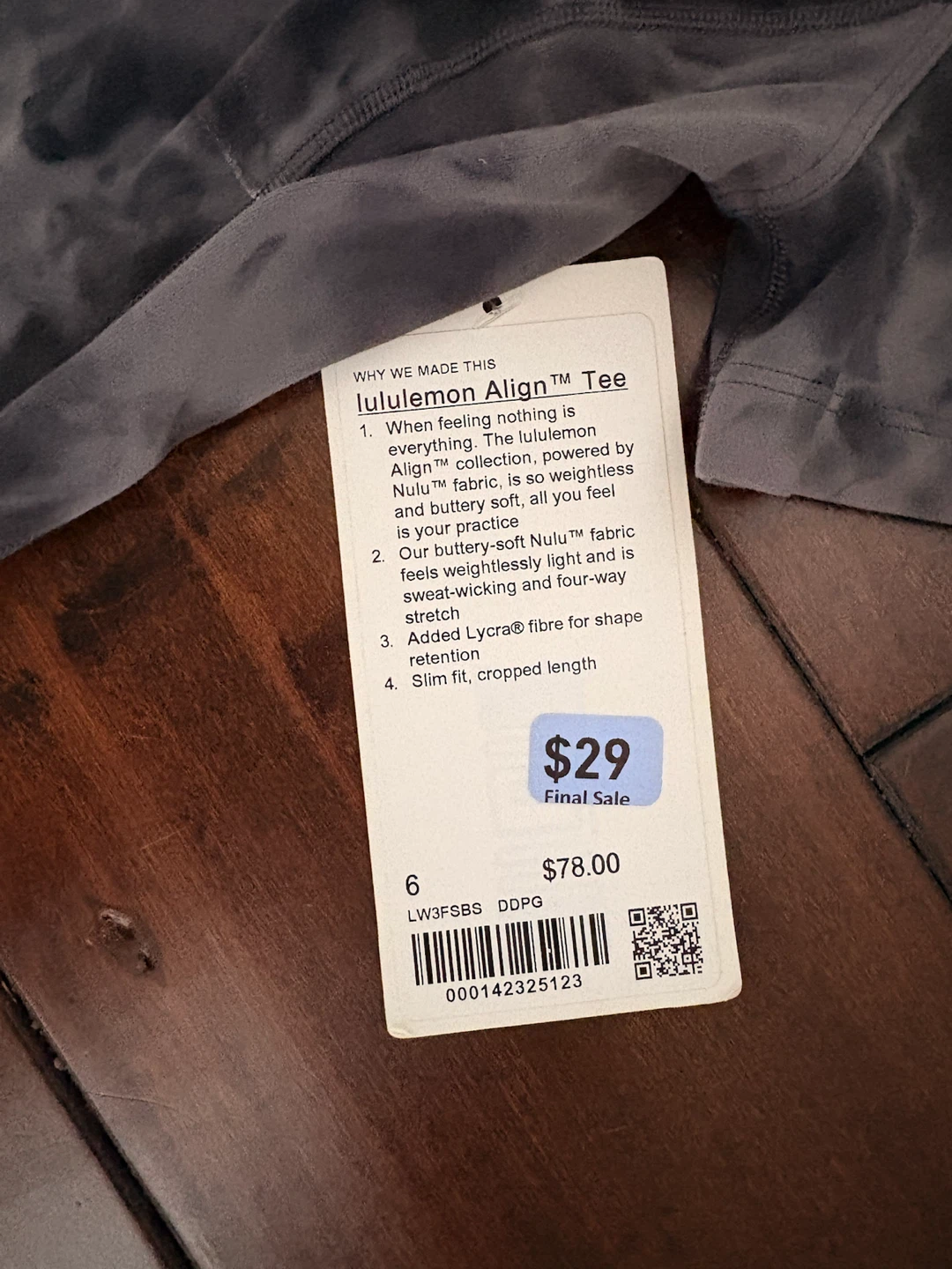 Lululemon Align T-Shirt - Size 6 - photo 2